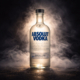 Packshot publicitaire bouteille vodka – ambiance froide fumée et glace – photographe packshot Nantes